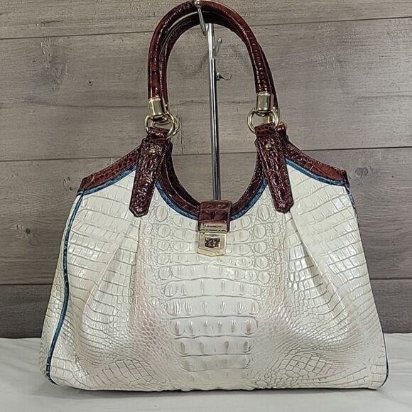 BRAHMIN ELISA PEARL HOBO SATCHEL - Picture 1 of 8
